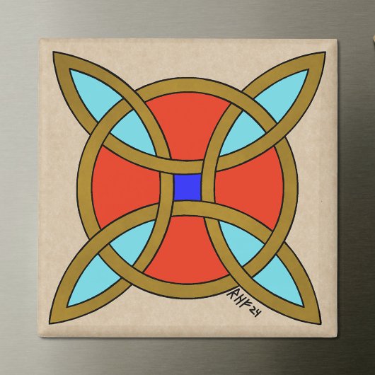 北欧の魔術または魔女の結びからの保護 マグネット