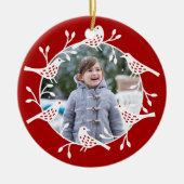 北欧の鳥写真 セラミックオーナメント (正面)