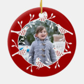 北欧の鳥写真 セラミックオーナメント (裏面)