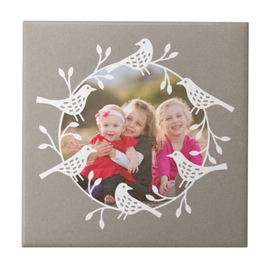 北欧の鳥写真 タイル (正面)