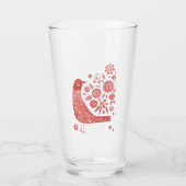 北欧の鳥 タンブラーグラス (正面)