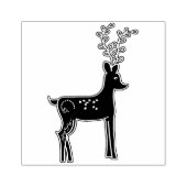 北欧の鹿のアートスタンプ ラバースタンプ (インプリント)