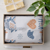 北欧の鹿のクリスマス 薄葉紙 (ギフト)