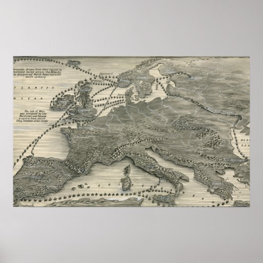 北欧への侵略 ポスター (正面)