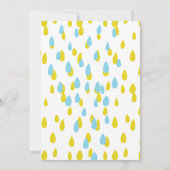 北欧アートジェンダー招待状フォークキツネ 招待状 (裏面)