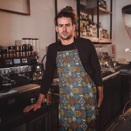 北欧アートパターンエプロン エプロン