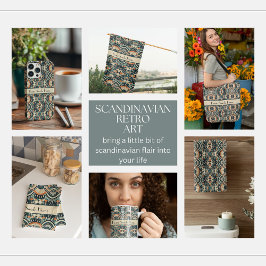 北欧アールデコのカスタマイズ メタルオーナメント