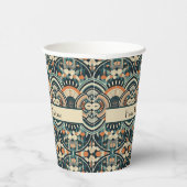 北欧アールデコのカスタマイズ 紙コップ (右)