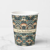 北欧アールデコのカスタマイズ 紙コップ (正面)