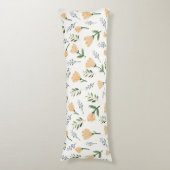 北欧イエローフローラ ボディピロー (正面縦)