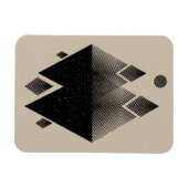 北欧インスパイア三角デザイン マグネット (横)