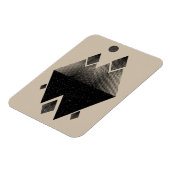 北欧インスパイア三角デザイン マグネット (左側)