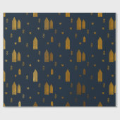 北欧エレガントのクリスマス ラッピングペーパー (フラット)