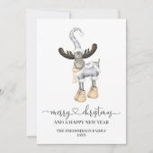 北欧エレガントミニマルの聖降誕祭 シーズンカード (正面)