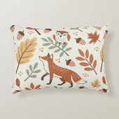 北欧エレガント秋パターン アクセントクッション (正面)