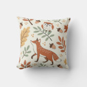 北欧エレガント秋パターン クッション (正面)