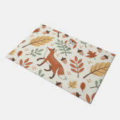 北欧エレガント秋パターン ドアマット (アングル)