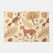 北欧エレガント秋パターン ドアマット (正面)