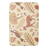 北欧エレガント秋パターン バスマット (正面縦)