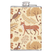 北欧エレガント秋パターン フラスク (裏面)