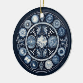 北欧オーナメント セラミックオーナメント (左)