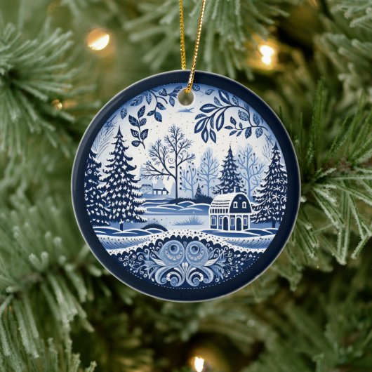 北欧オーナメント セラミックオーナメント (ツリー)