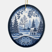 北欧オーナメント セラミックオーナメント (左)