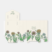 北欧カラフル芸術的ブライダルシャワー フェイバーボックス (折り畳みなし)