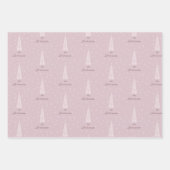 北欧キツネ冬 ラッピングペーパーシート (正面2)