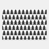 北欧クマのクリスマスラッピング紙セット3 ラッピングペーパーシート (正面3)