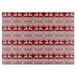 北欧クリスマススススススカンジナビアのトナカイ カッティングボード