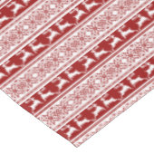 北欧クリスマススススススカンジナビアのトナカイ テーブルクロス (アングル)