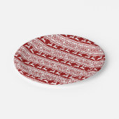 北欧クリスマススススススカンジナビアのトナカイ ペーパープレート (アングル)