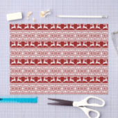 北欧クリスマススススススカンジナビアのトナカイ 薄葉紙 (クラフト)