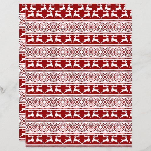 北欧クリスマスススススススカンジナビアトインデアクラフト紙 (正面/裏面)