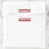 北欧クリスマスススススススカンジナビアトナディギフトラベル スクエアシール (バッグ)