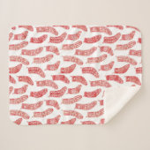 北欧クリスマスストッキング シェルパブランケット (正面(横))