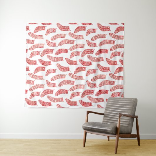 北欧クリスマスストッキング タペストリー (インサイチュ(横))