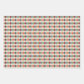 北欧クリスマスダラホースラッピング紙シート ラッピングペーパーシート (正面3)