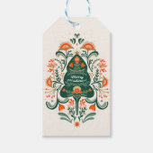 北欧クリスマスツリーギフトラベル ギフトタグ (正面)