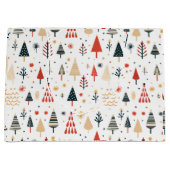 北欧クリスマスツリーズノルディック ラージペーパーバッグ (正面)