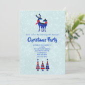 北欧クリスマストインデナーペアパーティー 招待状 (スタンド正面)