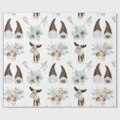 北欧クリスマスパターンラッピング紙 ラッピングペーパー (フラット)