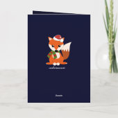 北欧クリスマスパターン&カスタム文字 シーズンカード (裏面)