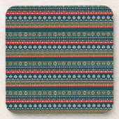 北欧クリスマスパターン コースター (正面)