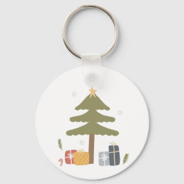北欧クリスマスパーティースカンジクリスマスツリー キーホルダー