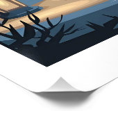 北欧クリスマスビレッジアートスカンジナビア冬 ポスター (コーナー)