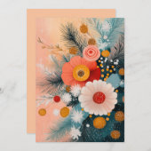 北欧クリスマスフローラ シーズンカード (正面/裏面)