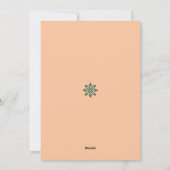 北欧クリスマスフローラ シーズンカード (裏面)