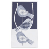 北欧クリスマスブルーバード スモールペーパーバッグ (正面)